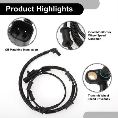 ABS Wheel Speed Sensor Kit No. 68034708AA for Dodge (1 Pc Front Left/Right)