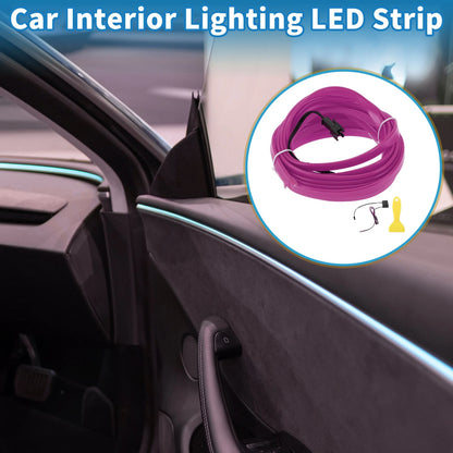 LED Strip Neon Wire Lighting for Universal Car Decoration (12V)