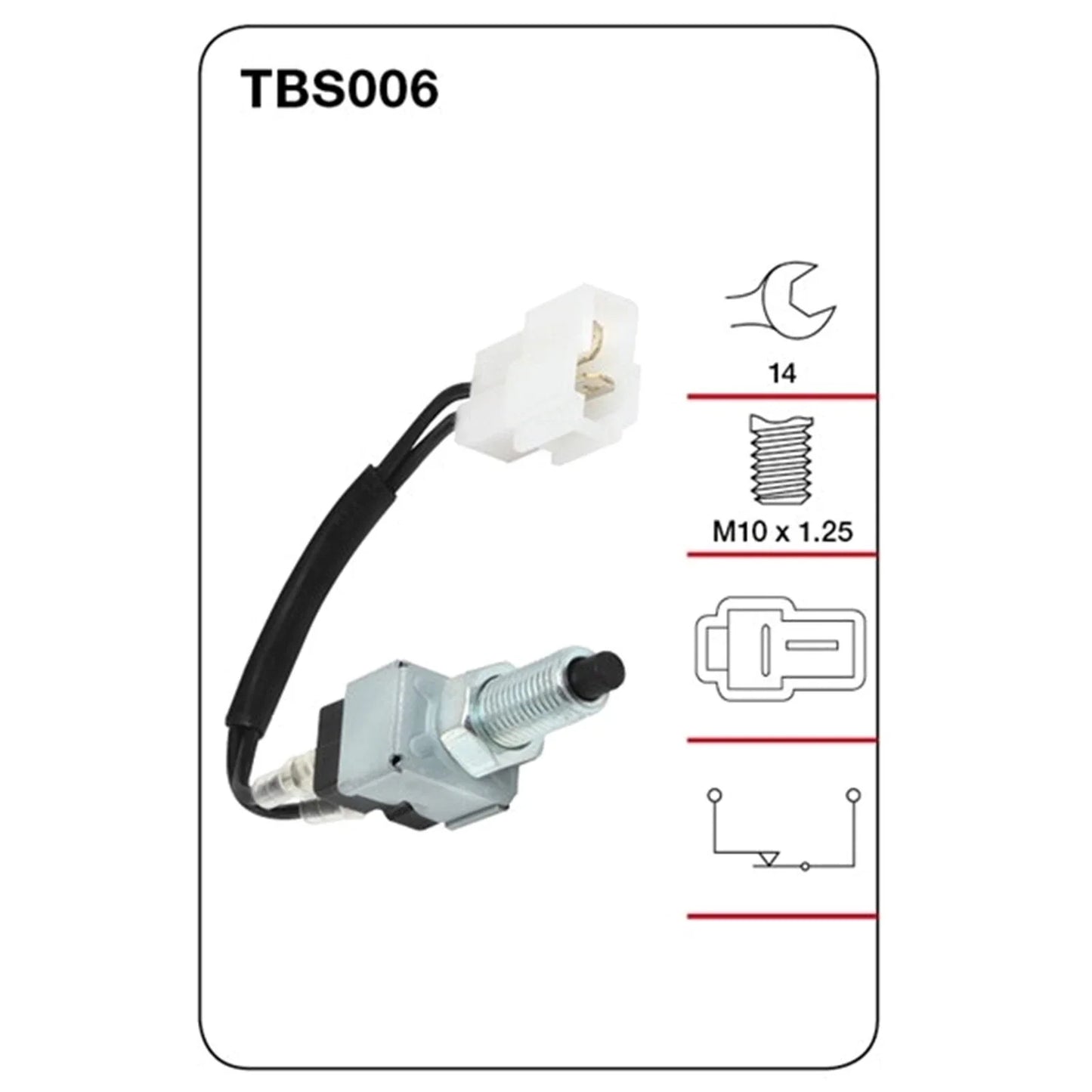 Brake Stop Light Switch for Corona RT104 RT133 RT142 ST141 XT130 (1973–1987)