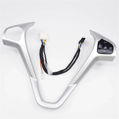 Steering Wheel Frame Cover + Right Cruise Button for Ford Fiesta (2011-2019)