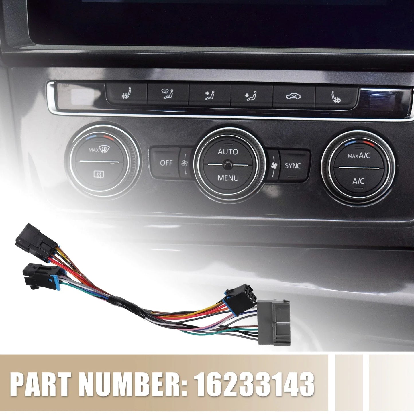 A/C Heater Temperature Control Adapter Wire Harness for Chevy Silverado (2007-2013)