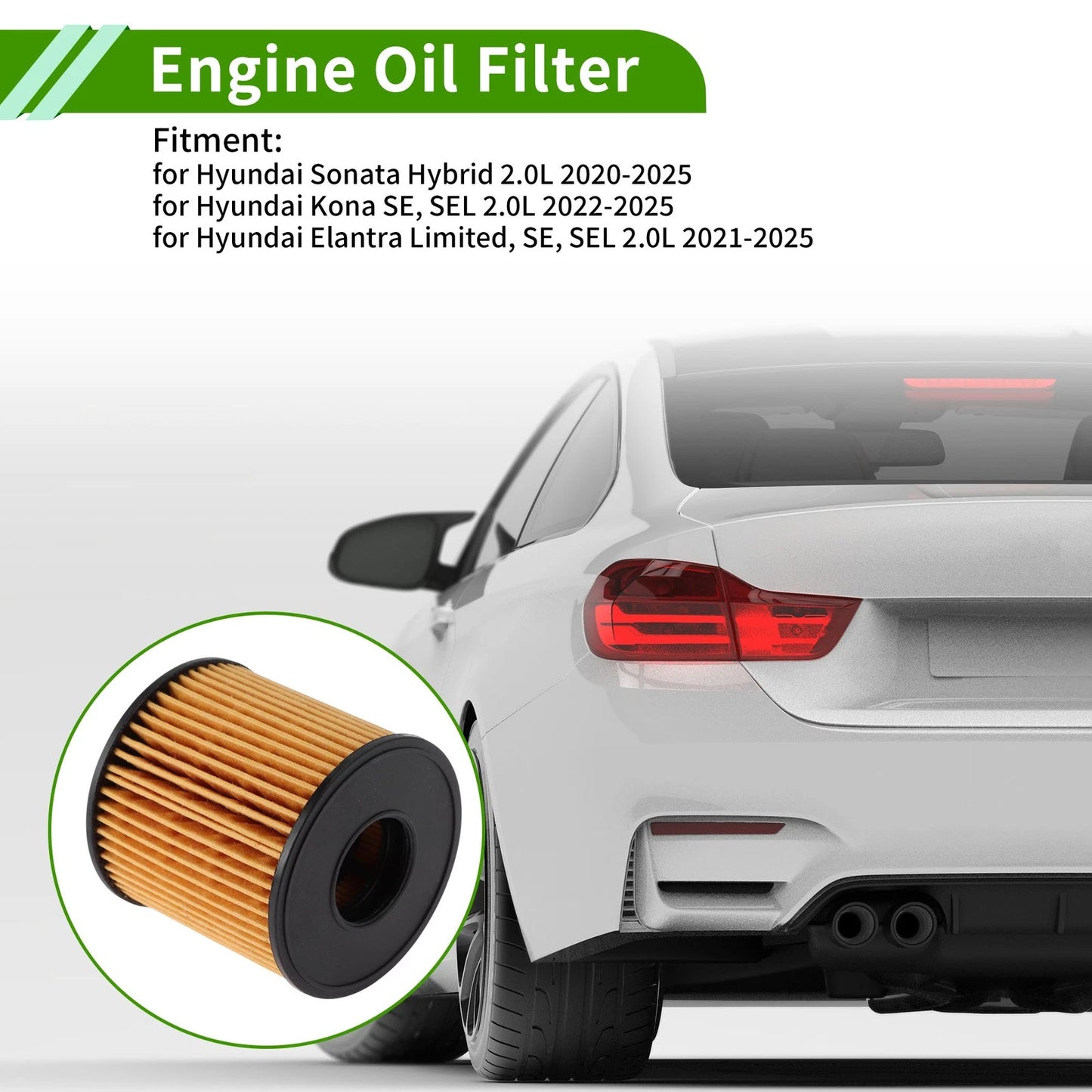 Engine Oil Filter No.263502J000 for Hyundai Sonata Hybrid (2011–2019)