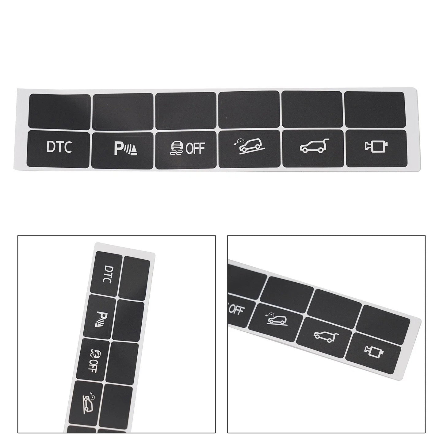 DASH Button Stickers for BMW X5 (2006–2013)