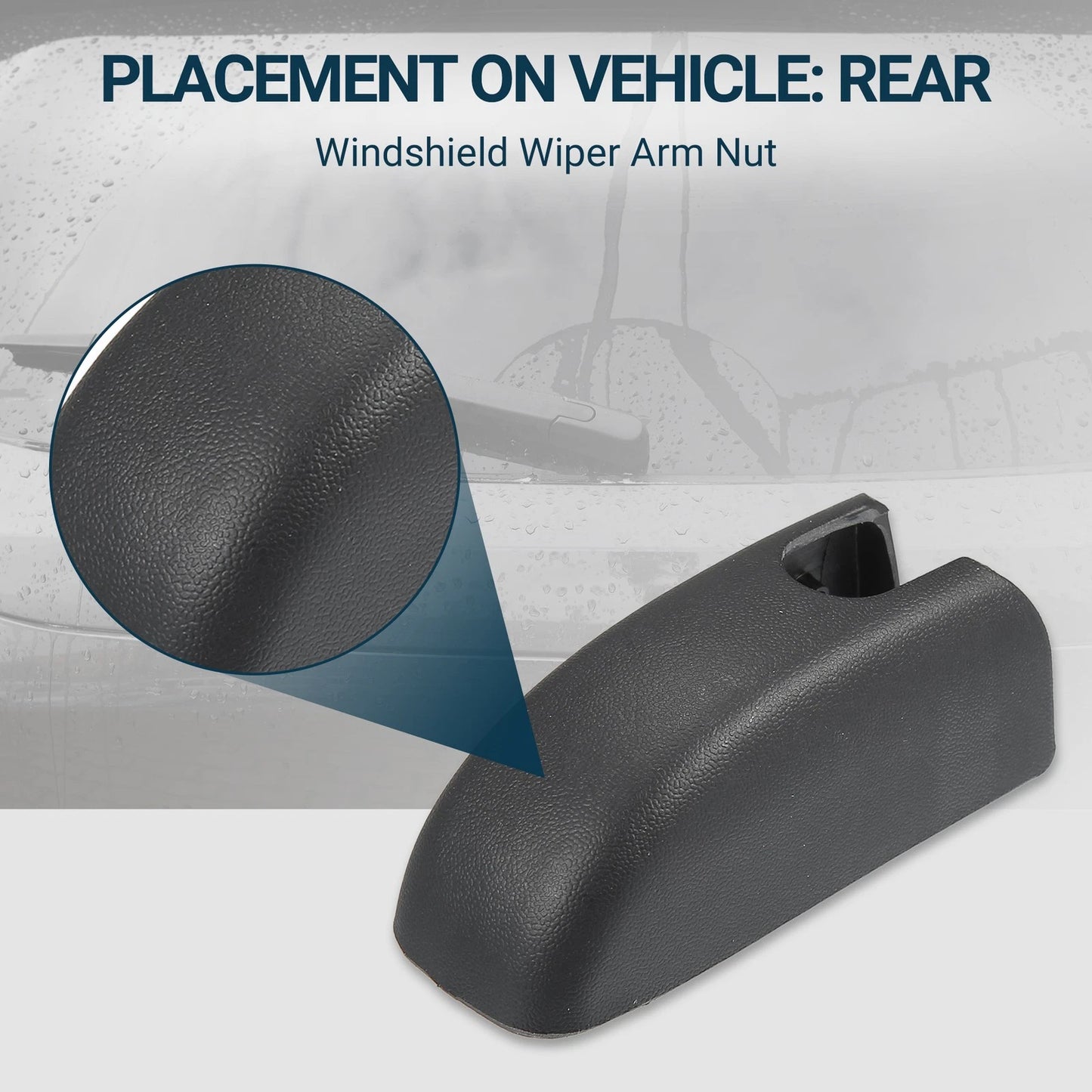 Rear Windshield Wiper Arm Nut Cover for Toyota RAV4 (2006–2023) NO.85292-42020