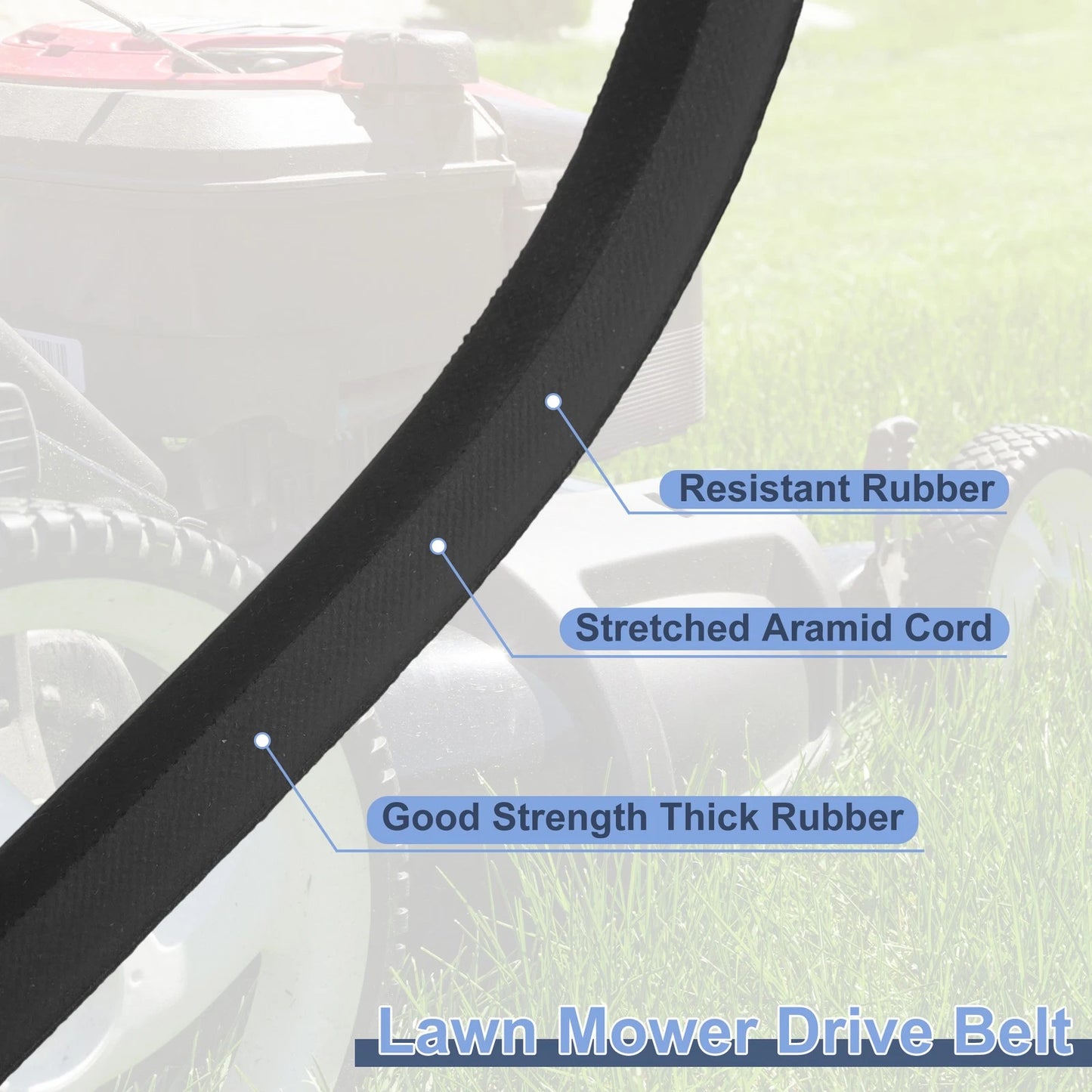 Lawn Mower Deck Belt No.582236301 for Cub Cadet PRO Z (48")