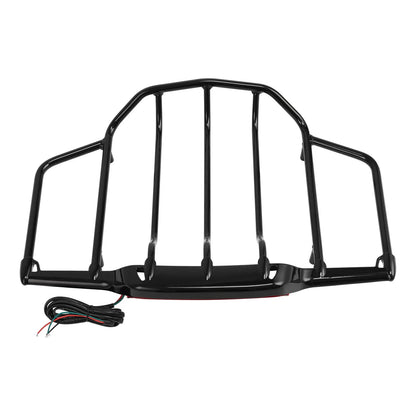 Trunk Luggage Rack w/ LED Light for Harley Electra Road Glide (1993-2013)