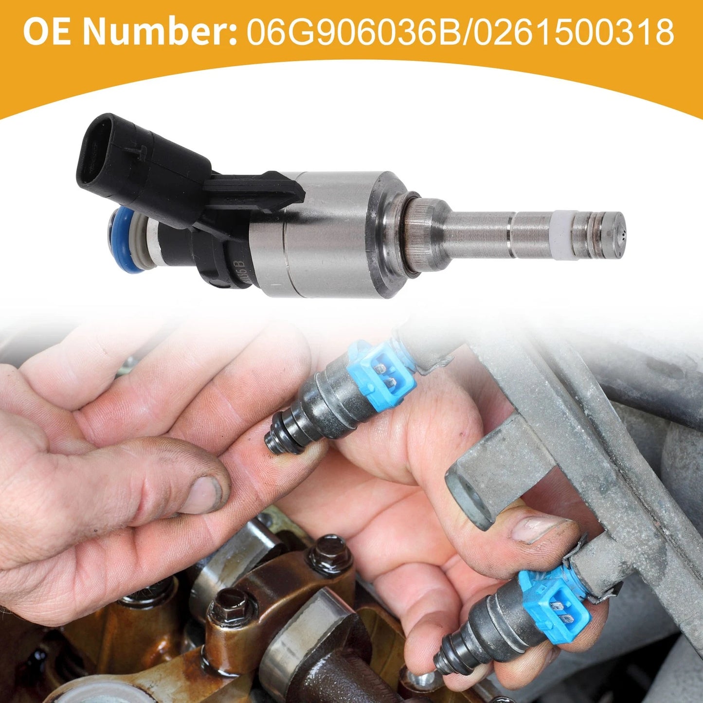 1 Pc No.06G906036B Fuel Injector for VW Arteon (2016–2020)