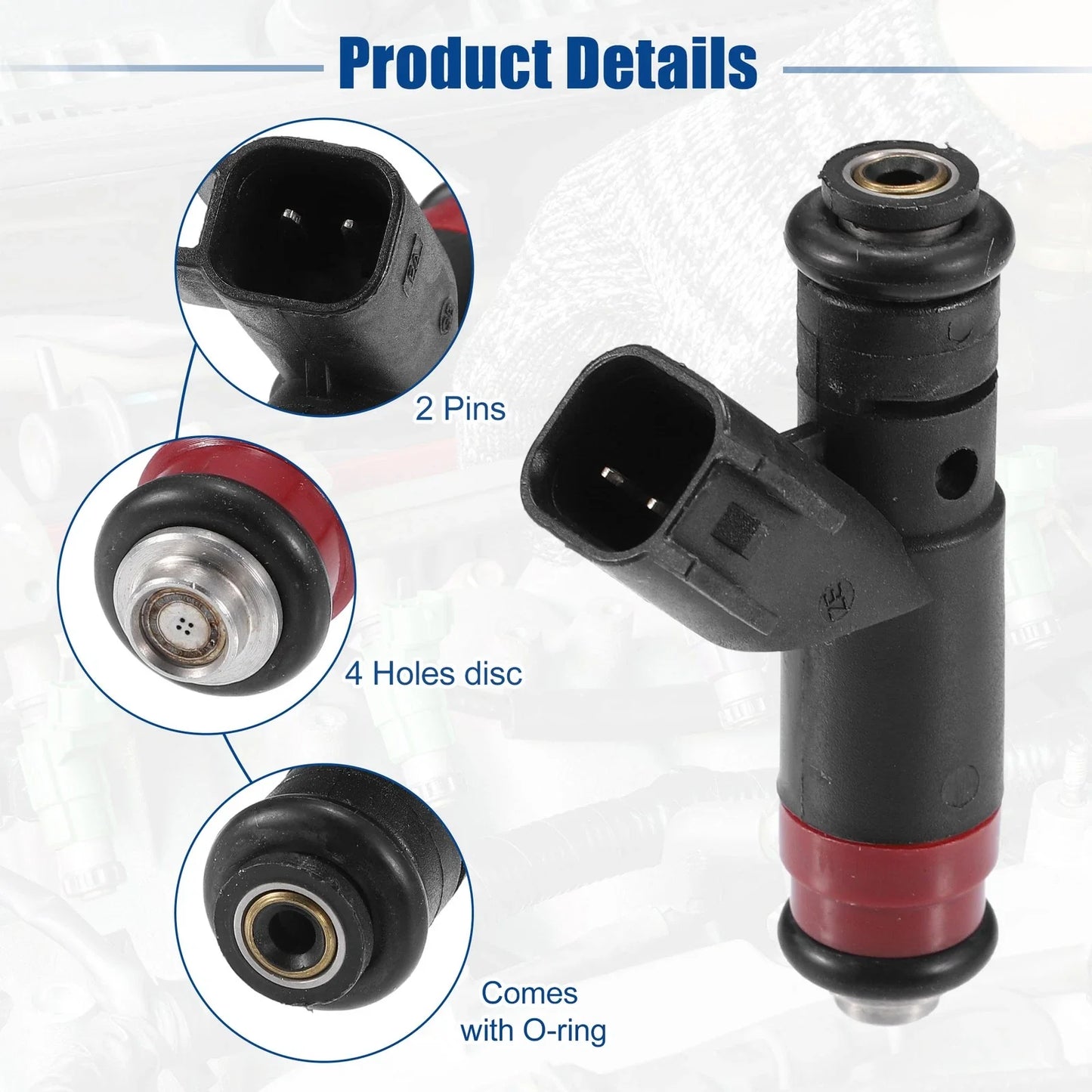 8pcs Fuel Injector Nozzle for Dodge Durango 5.7L V8 (2004-2008)