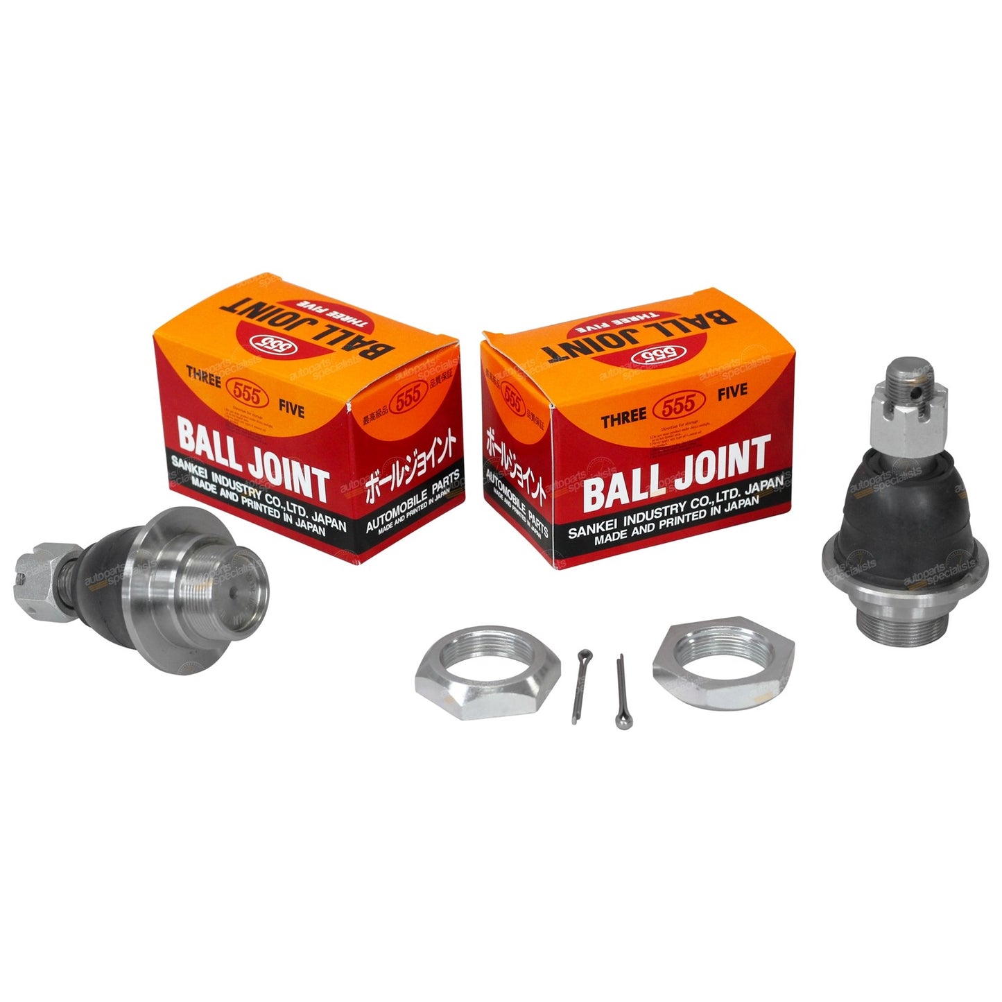 2x Lower Ball Joints for Nissan Navara D22 (1997–2016) 4WD