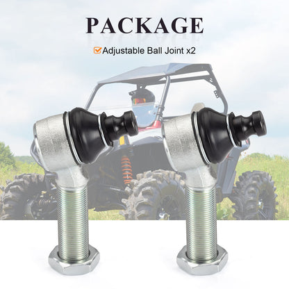 Adjustable Ball Joints (Pair) for Polaris RZR 570 2012–2022 / RZR 800 2008–2014