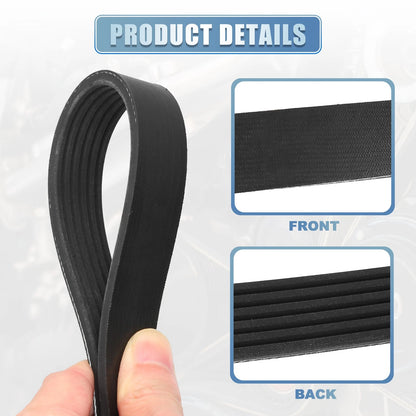 V-Ribbed Serpentine Drive Belt for Jaguar X-Type (2002–2008) No. 4861322