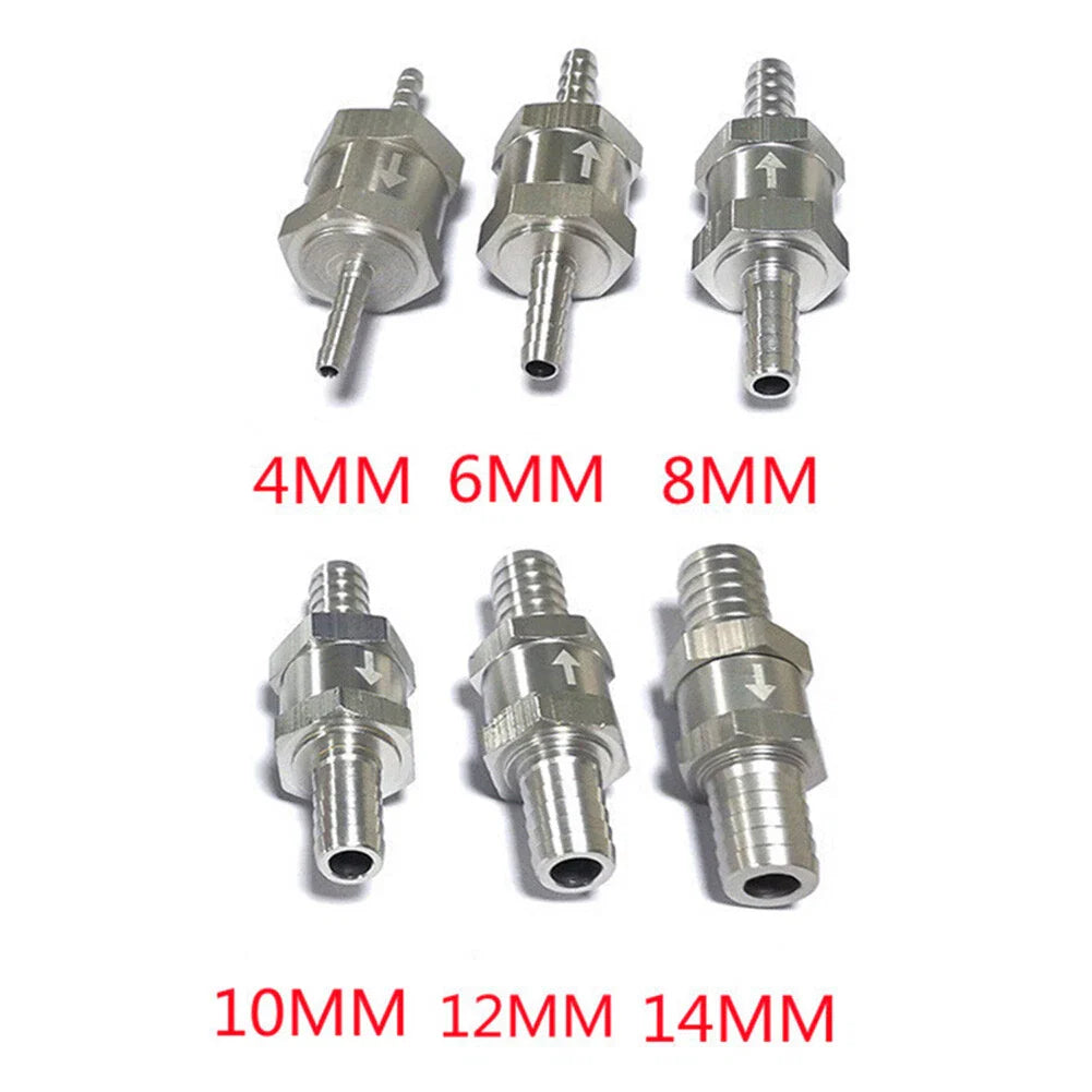 8mm One Way Check Valve Non Return for Gas Diesel Fuel