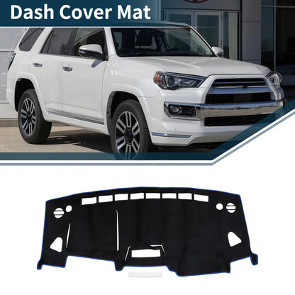Dashboard Dash Cover Mat for Suzuki Solio MA15S (2001–2015) Black Blue Set