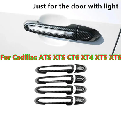 Door Handle Cover Trim Hollowed for Cadillac ATS XTS CT6 XT5 XT6 (2013–2024)