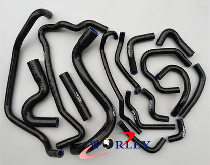 Red Silicone Coolant Hose for Nissan Pulsar N15 GA16DE 1.6L (1995-2000)