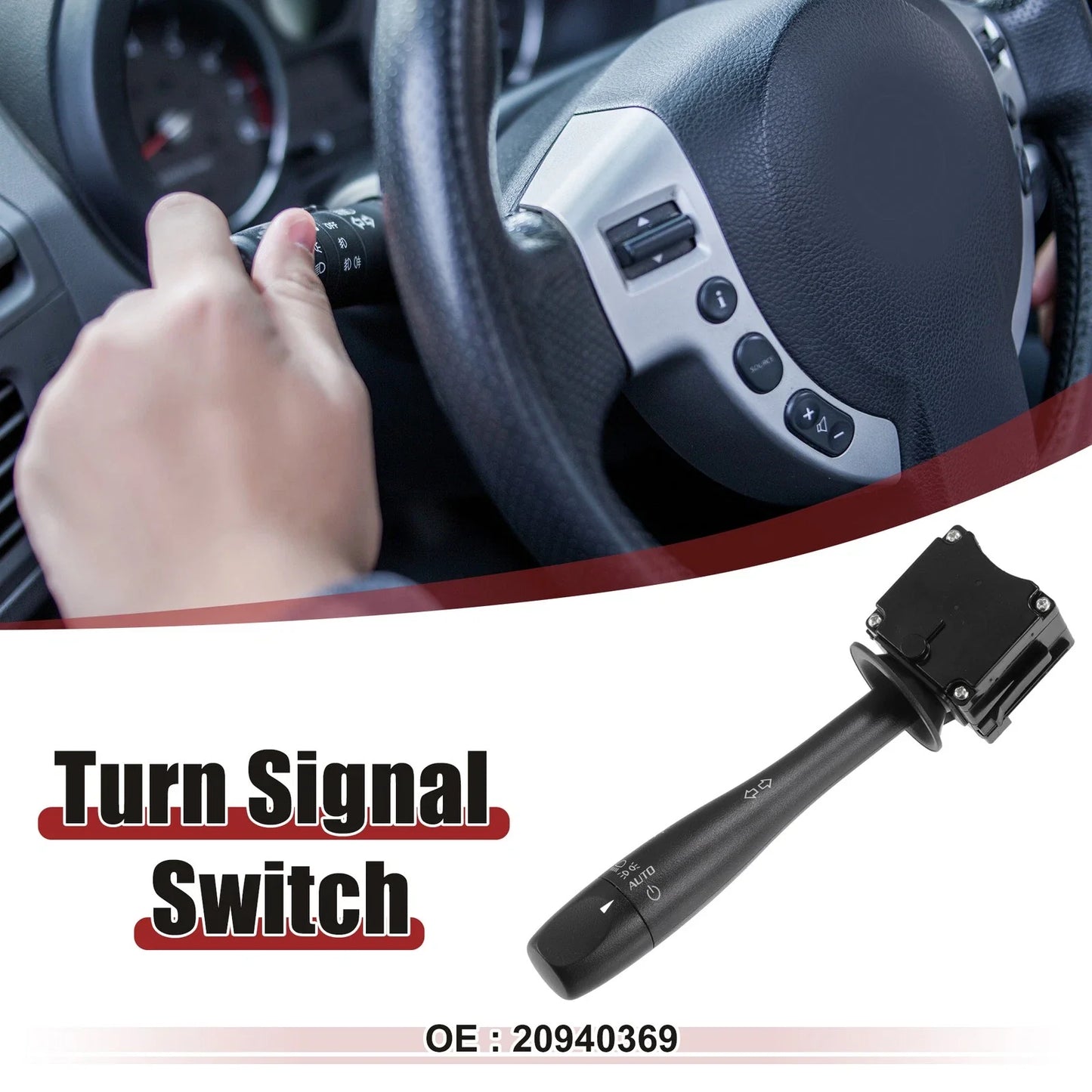 Turn Signal Switch for Chevrolet (20940369) - Multifunction Combination Switch