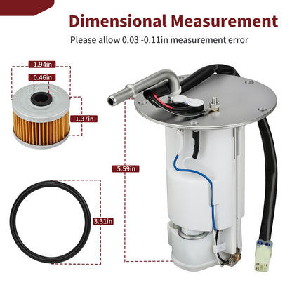 Fuel Pump Assembly for Kawasaki KFX 450R (2008–2014)
