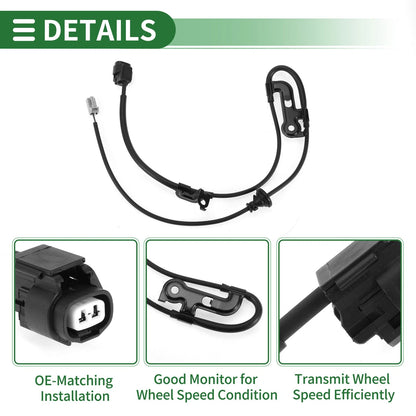 ABS Wheel Speed Sensor No. 8951633010 for Toyota Camry (2018–2023) Rear Right