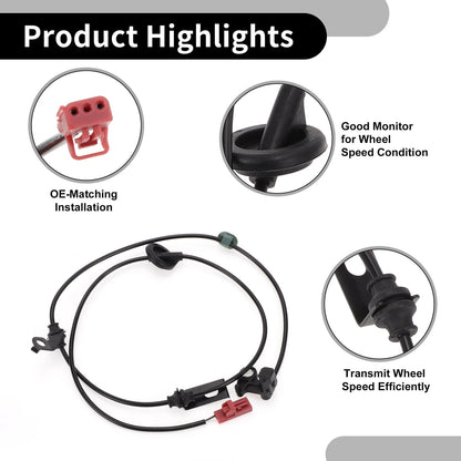 ABS Sensor No.AE5Z2C182A for Ford Fusion (2007–2011) Rear Right FWD