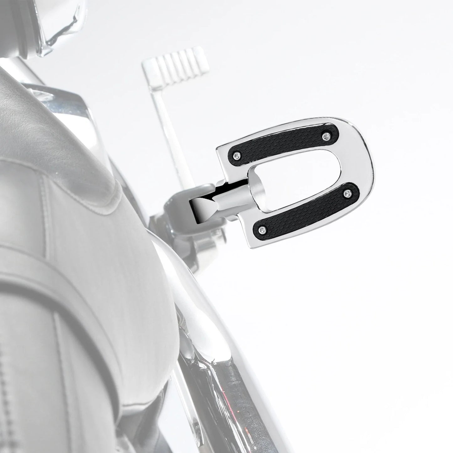 Chrome Passenger Footpeg Pegs for Harley Softail Fat Boy Low Rider (2018-2025)