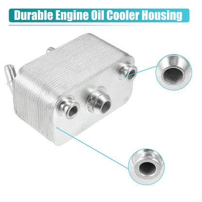 Engine Oil Cooler Housing with Gasket for BMW X5 (2000–2006) 17207500754