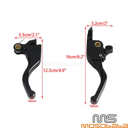 Handlebar Hand Brake Clutch Levers for Harley Touring Road Glide CVO (2014-2023)