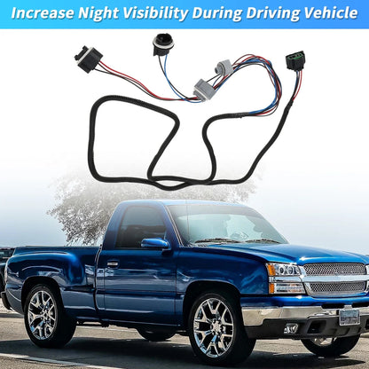 Right Tail Light Wiring Harness for Chevy Silverado 1500 2500 3500 (2007-2013)