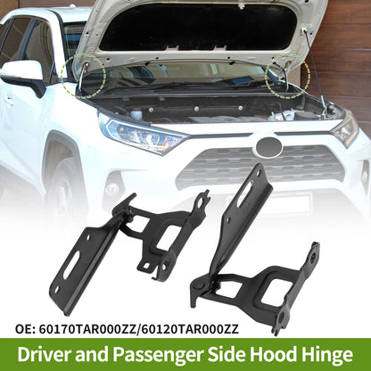 Hood Hinges for Honda Fit (2015–2020) 1 Pair No. 60170TAR000ZZ