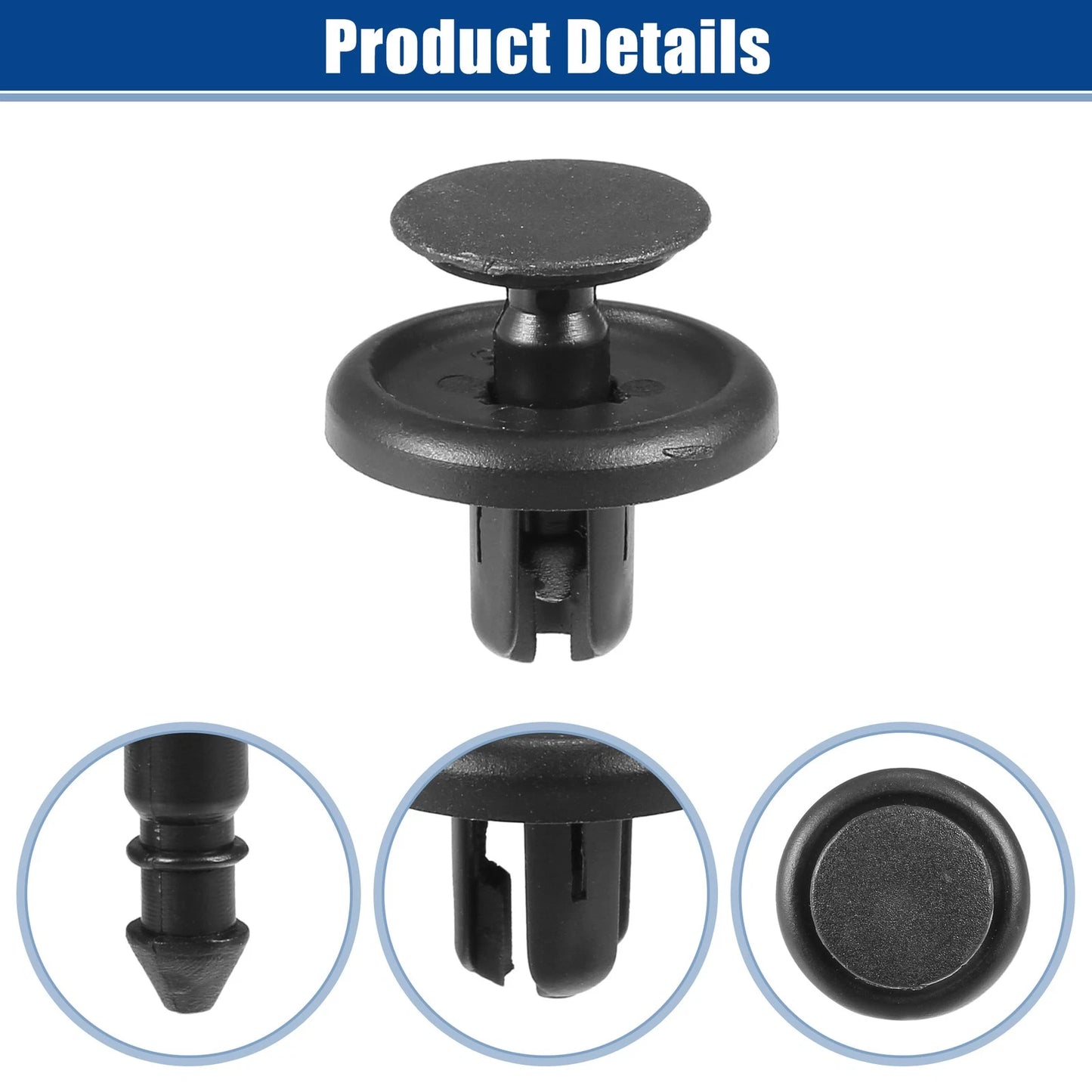 80 Pcs Front Fender Retainers Clips for Toyota (No. 9046707201)