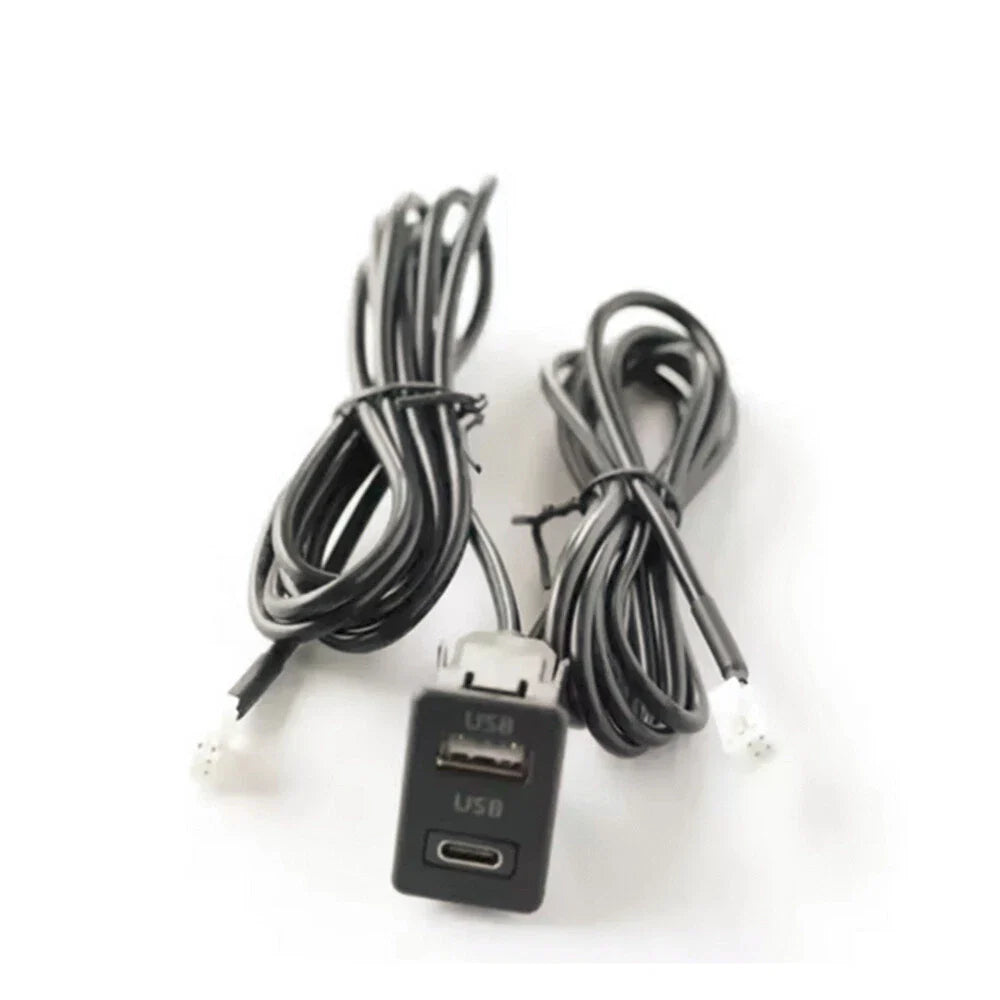 Multimedia Head Unit Panel Interface Extension Cable Adapter for Car (145cm)