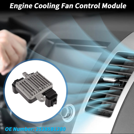 Engine Cooling Fan Control Module No. 25385B1280 for Hyundai Genesis G80 (2015–2020)