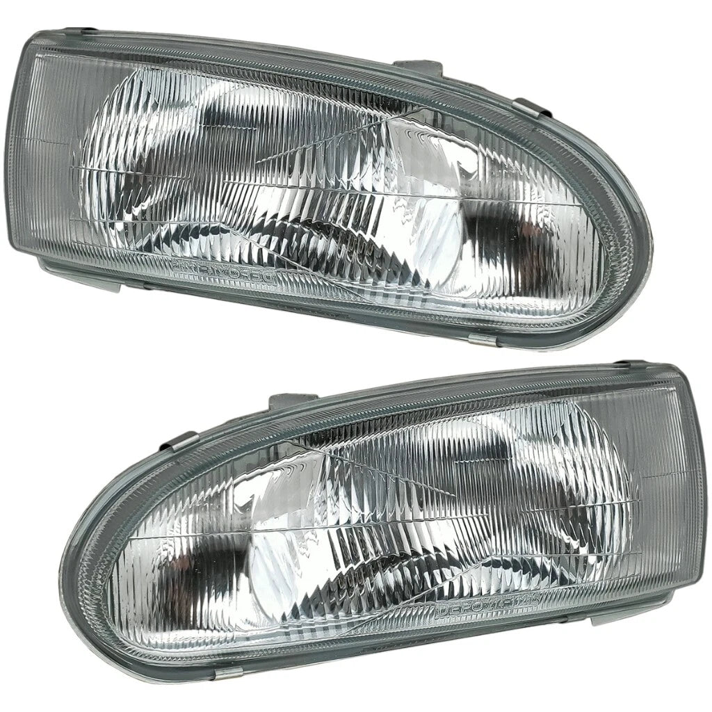 1 Pair Headlight Glass Lens for Proton Arena Jumbuck Satria Wira Persona (2000-2007)