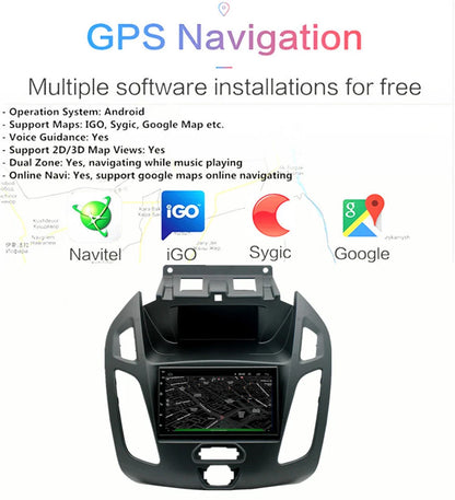 7" Stereo Radio GPS Navi for 2014-2018 Ford Transit Tourneo Connect Carplay