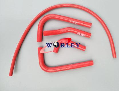 Silicone Radiator Hose for Kawasaki KX250F (2017) - Red