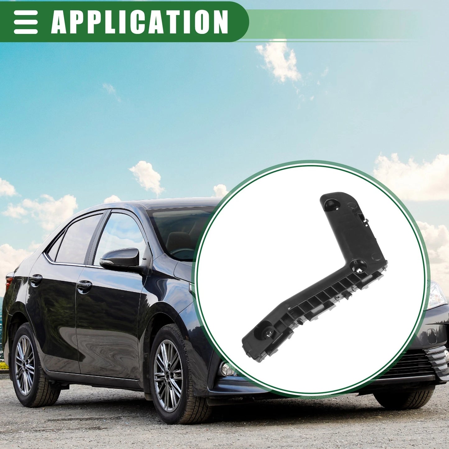 Front Left Bumper Support Bracket for Toyota Corolla (2014–2016) No.5211602240