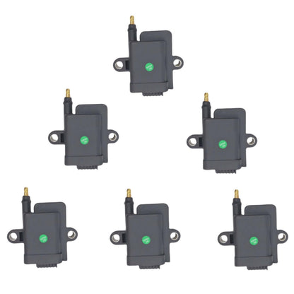 Set of 6 Ignition Coils for Mercury Optimax (2000–2010)