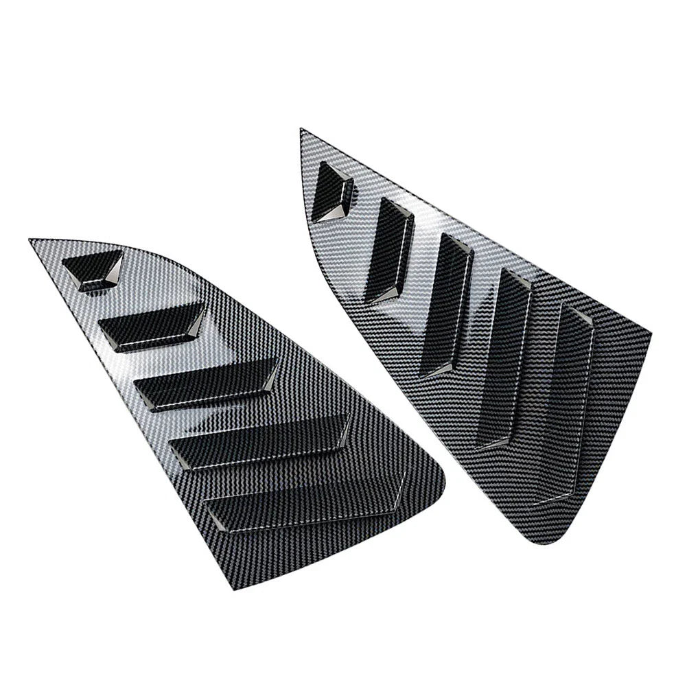 Rear Side Window Louver Vent Trim Covers for VW Polo MK6 (2018 - )