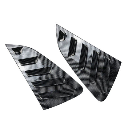Rear Side Window Louver Vent Trim Covers for VW Polo MK6 (2018 - )