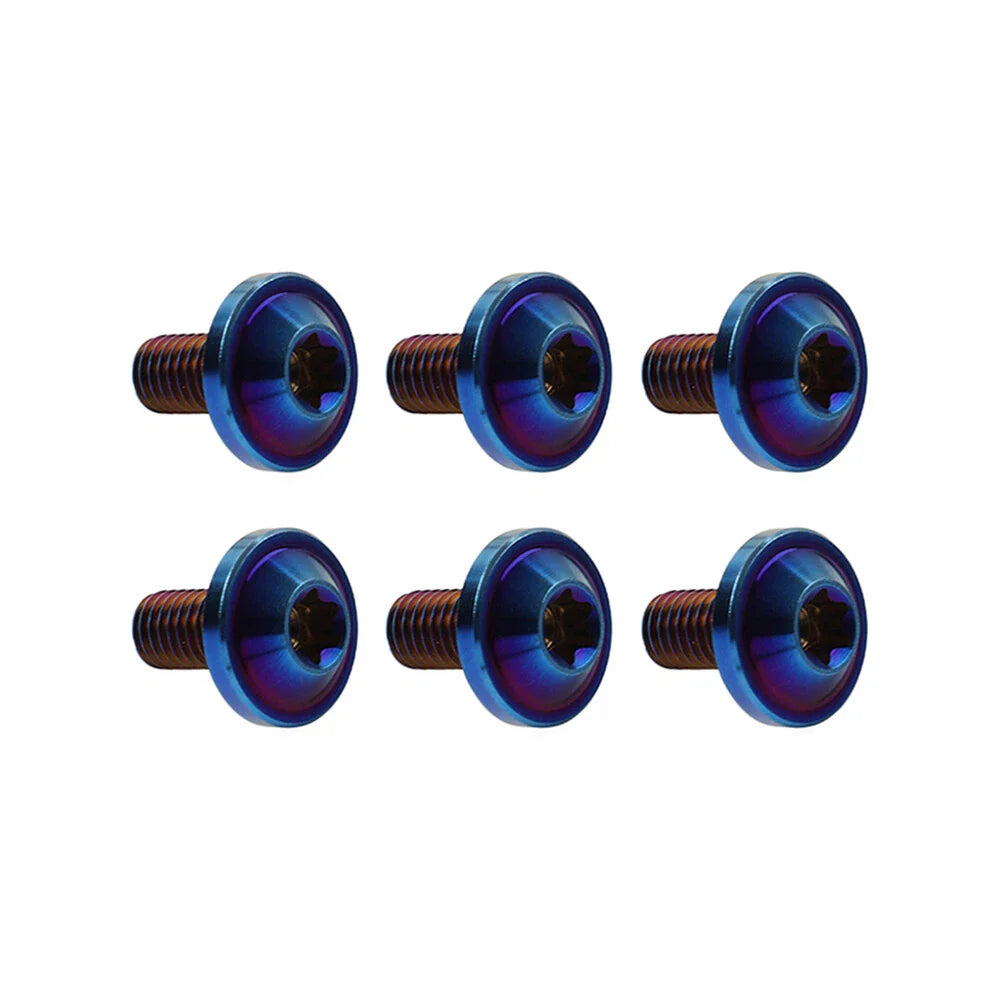 6 x M6x15mm Alloy Torx Head Screws for Bike Motorcycle