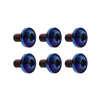 6 x M6x15mm Alloy Torx Head Screws for Bike Motorcycle
