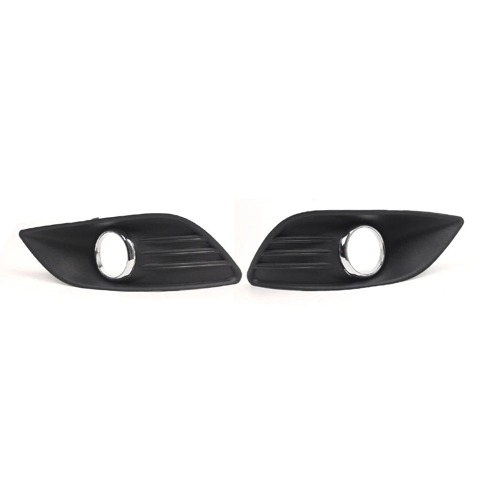 Set of 2 Front Bumper Fog Light Grille Covers for Ford Focus (2009–2011)