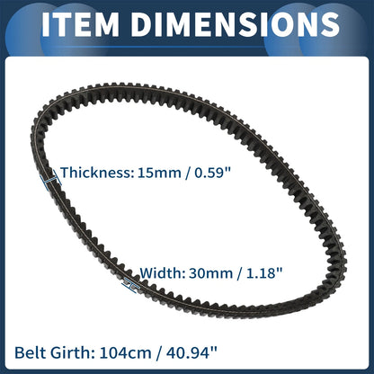 Drive Belt V-Belt No.3211069 for Polaris Sportsman 500 (1998–2002) ATV UTV