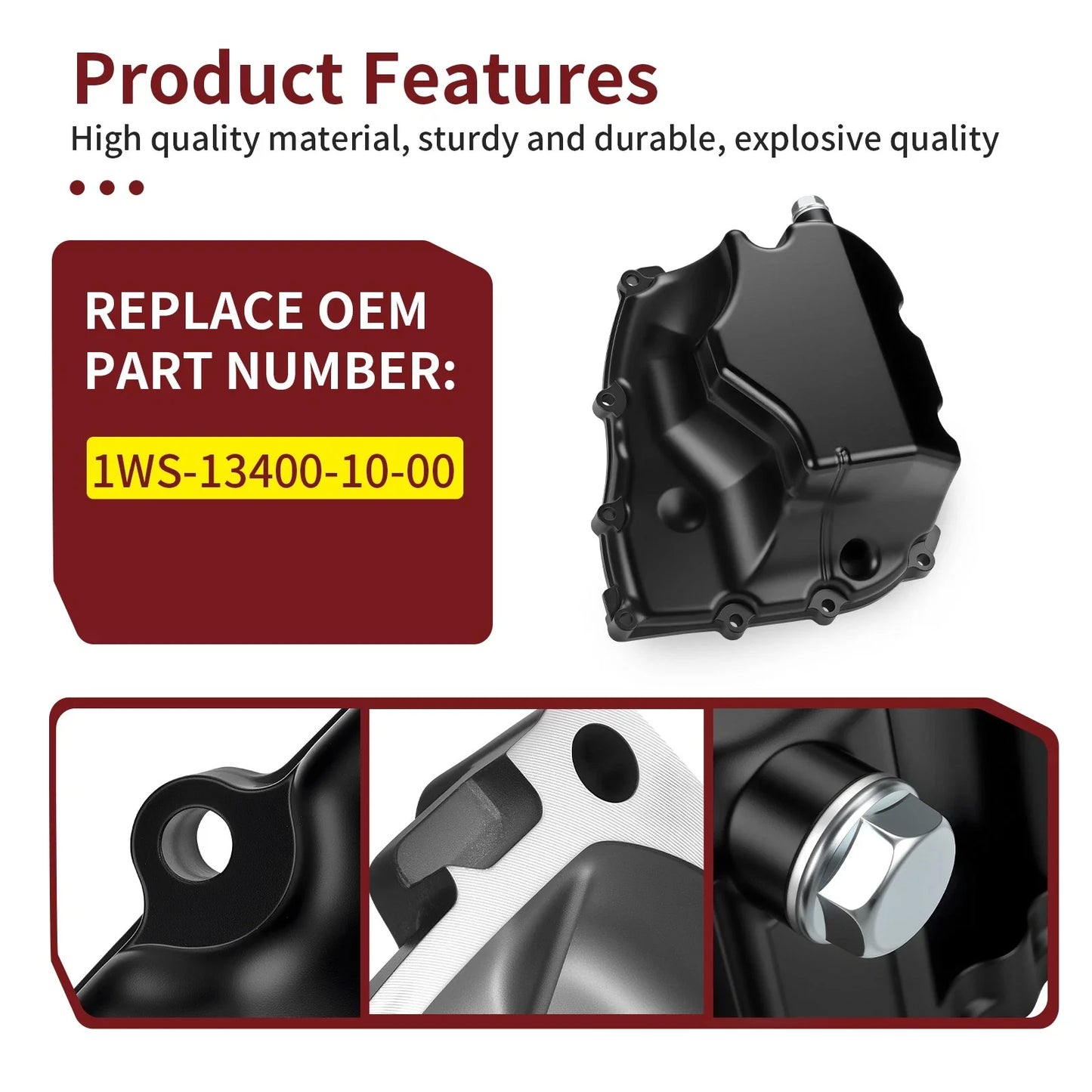 Oil Pan Strainer Cover for Yamaha MT-07 MT07 (2021–2024)
