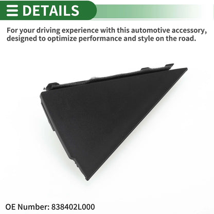 Front Right Pillar Corner Triangle Trim for Hyundai i30 (2008) No. 838402L000