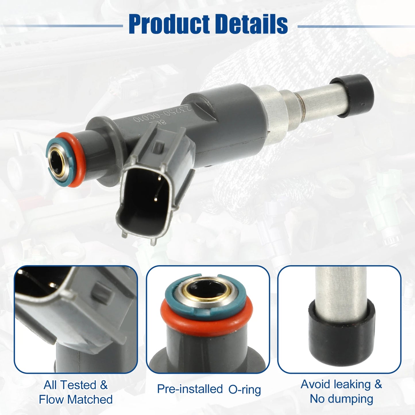 1pc Fuel Injector Nozzle for Toyota Tacoma 2.7L (2005–2014) 23209-79155