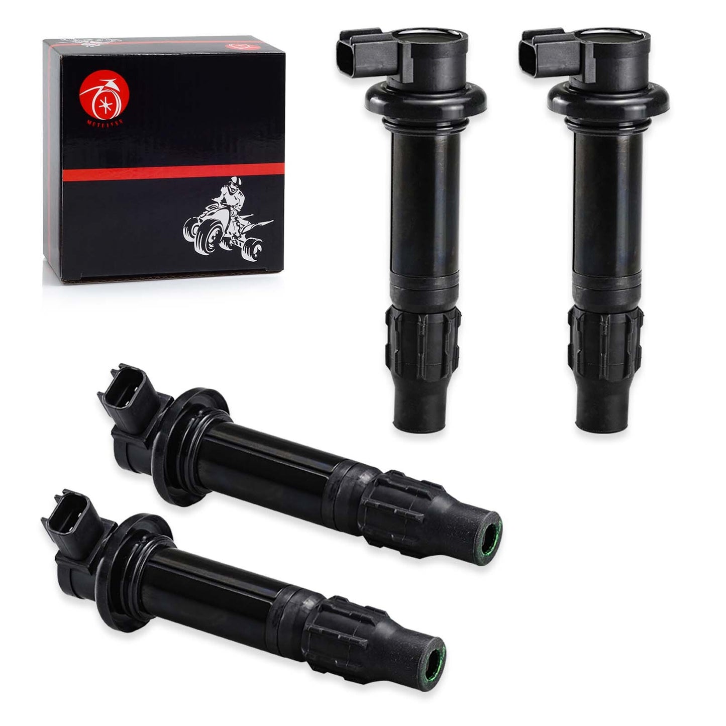 Set of 4 Ignition Coils for Yamaha YZF-R1 (2007–2008)