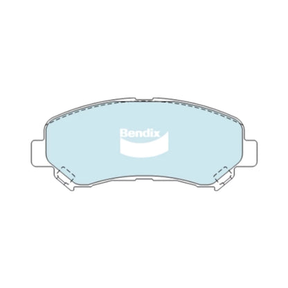 Set of 4 Bendix Front Disc Brake Pads for Nissan Dualis J10 (2007–2017)