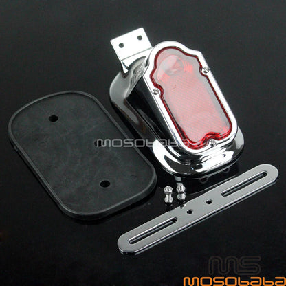 Red Tombstone Tail Light Brake Lamp for Harley Dyna Softail Sportster