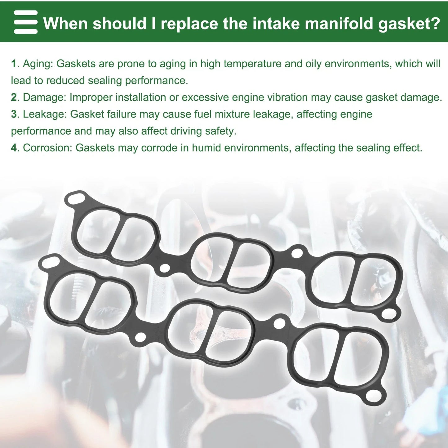 Engine Intake Manifold Gasket for Lexus GS 2012-2016 (2012-2016)