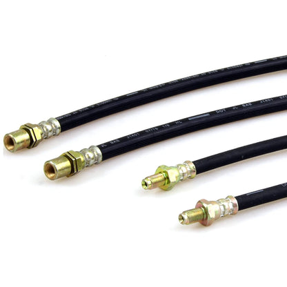 Set of 4 Front Brake Hoses for Toyota Corolla (1974–1987)